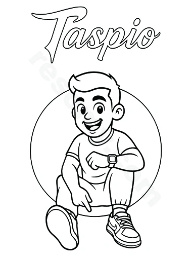 Desenhos do Taspio para colorir e imprimir