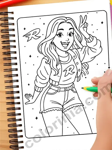 Emily Vick para colorir