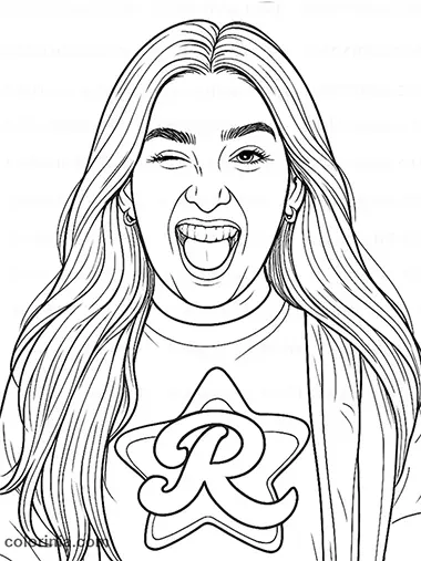 Emily Vick para imprimir e colorir